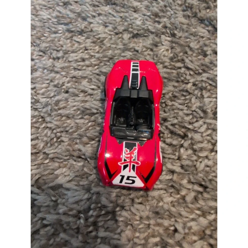 Hot Wheels Red Carbonic #15 Diecast Car 1:64 Scale Made in Malaysia